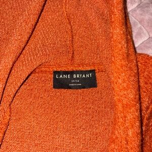 Lane Bryant Vibrant Orange Knitwear